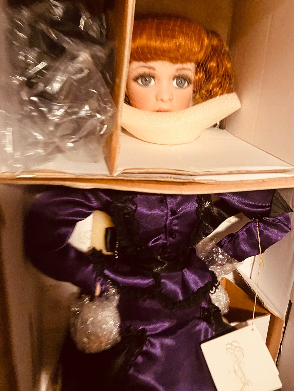 Vintage Exclusively Yours 24" Porcelain Doll Pearl By Jan McLean 1999